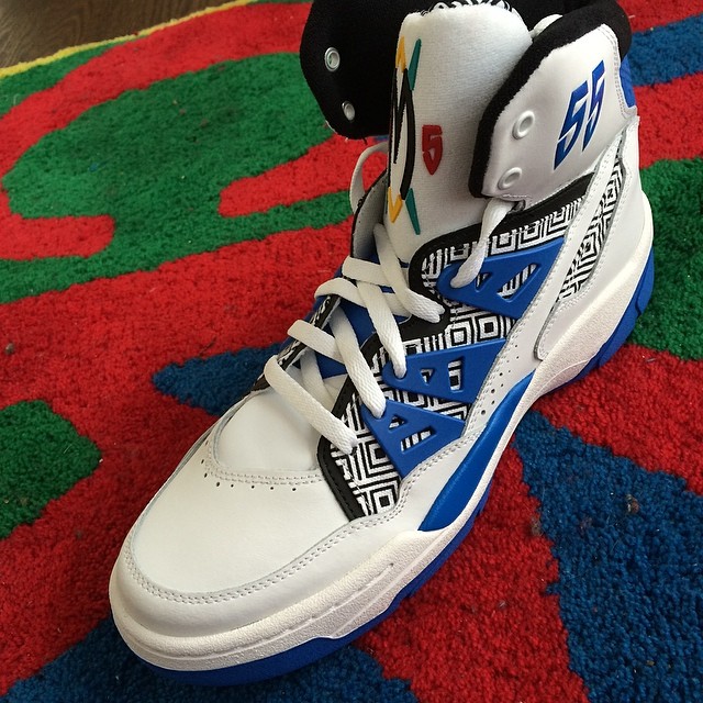 Trinidad James Picks Up adidas Mutombo White/Blue