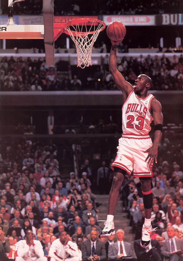 Michael Jordan Wearing the \