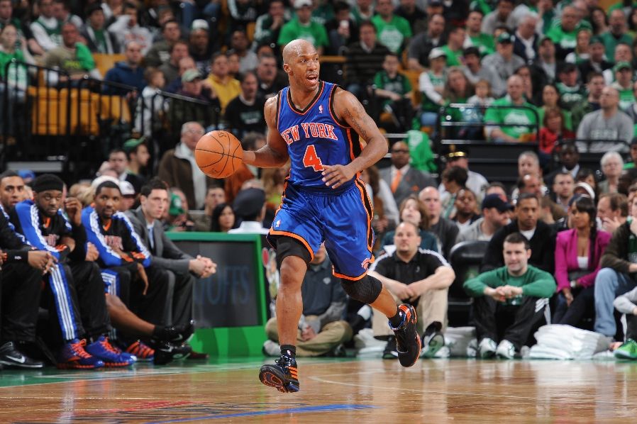 Chauncey Billups wearing the adidas TS Lightning Creator