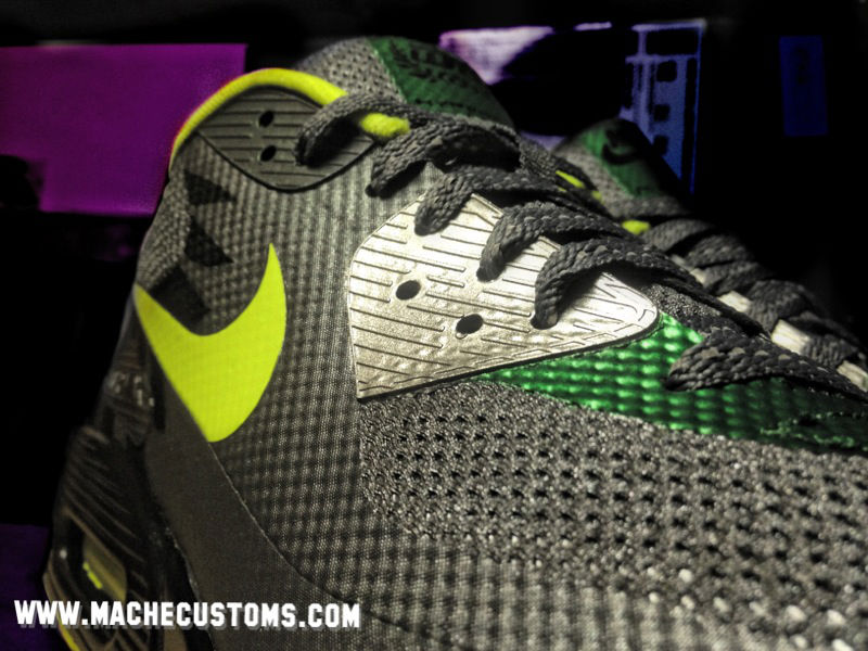 Nike Air Max 90 Hyperfuse Oregon Ducks by Mache Custom Kicks (5)