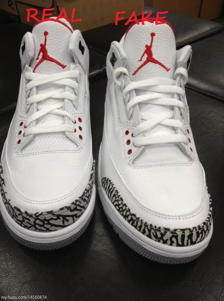 how to tell if air jordan 3 are fake