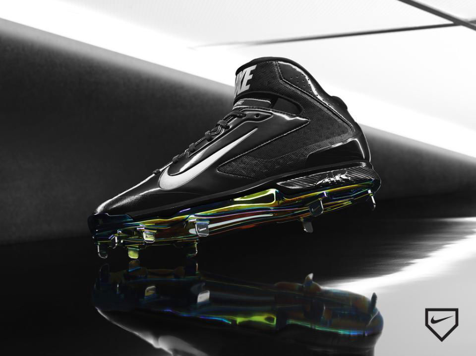 black nike metal baseball cleats