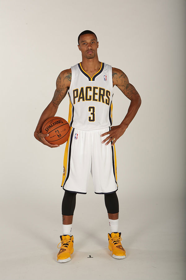 George Hill wearing PEAK