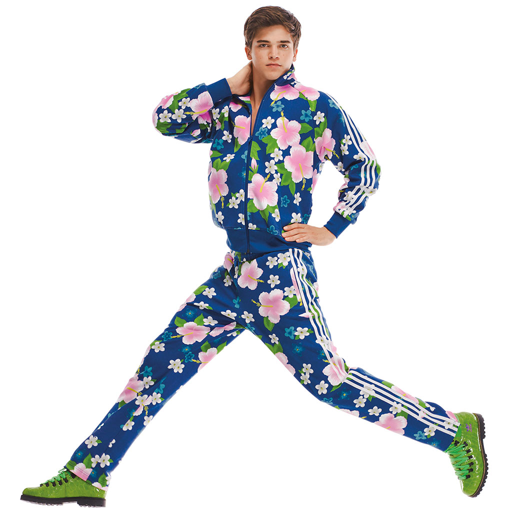 flower adidas jumpsuit