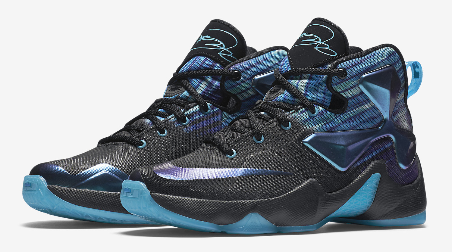 lebron 13 blue and black