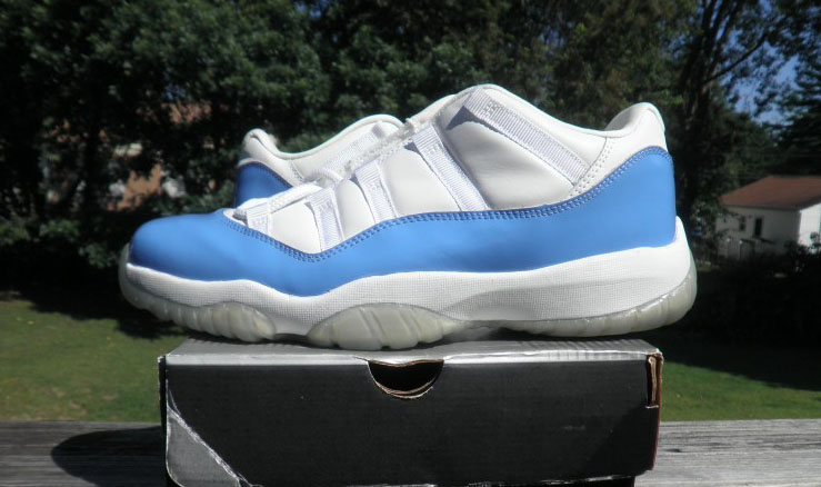 The Top 10 'UNC' Air Jordan Releases of All-Time - Air Jordan XI 11 Retro Low White/Columbia