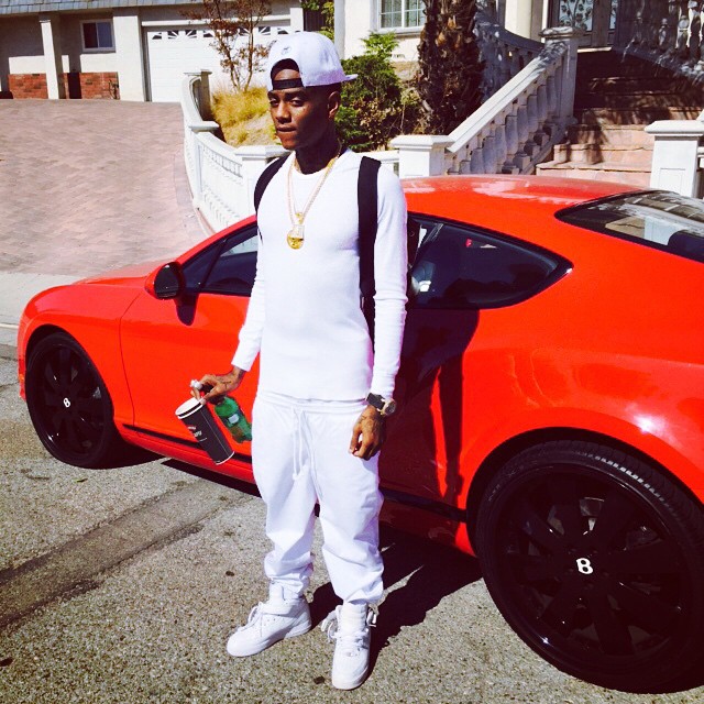 Soulja Boy wearing Nike Air Force 1 Mid