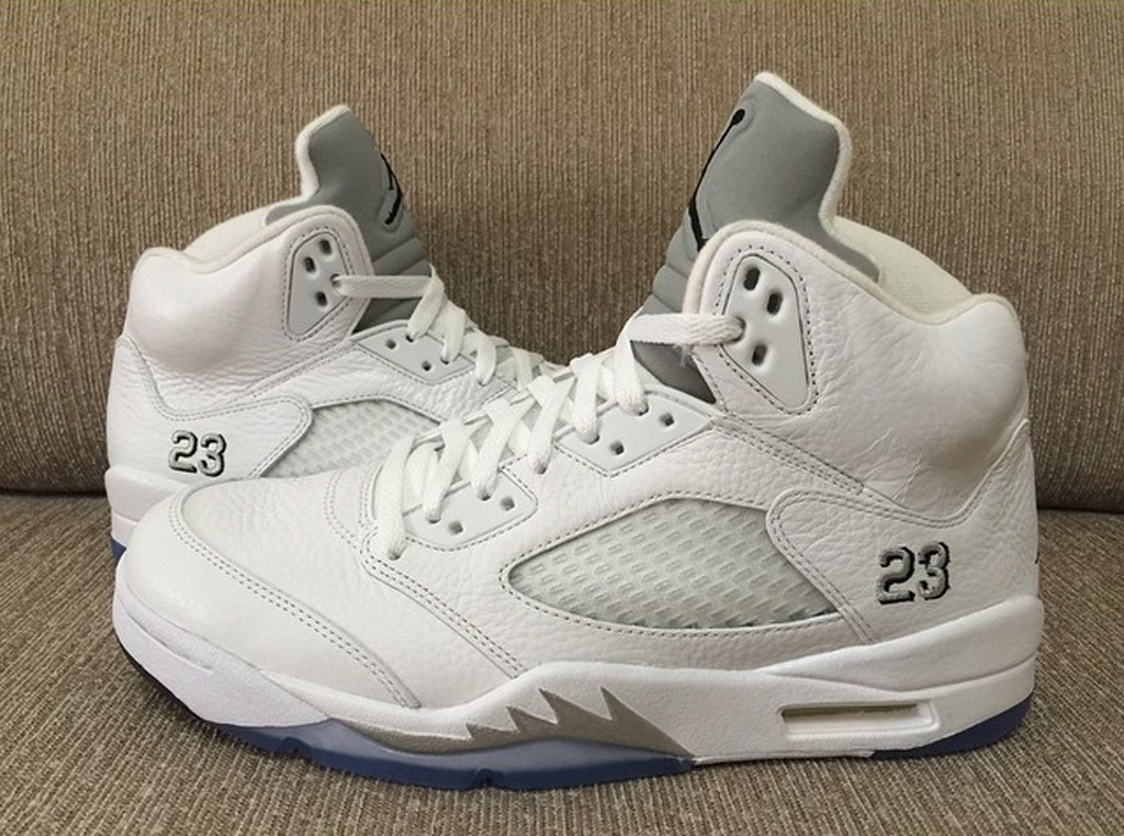 white and silver 5s