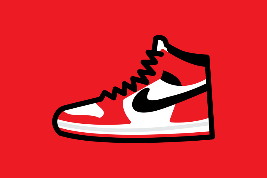 jordan 1 easy drawing