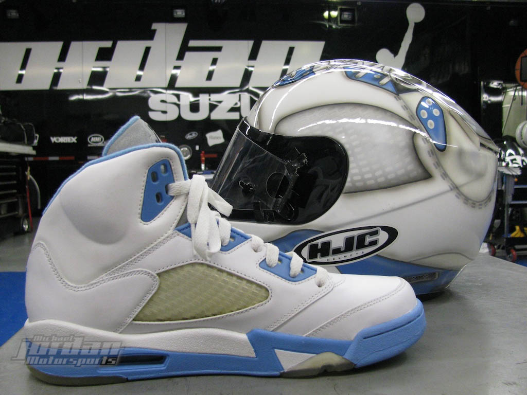 Michael Jordan Motorsports Air Jordan V Helmet | Complex