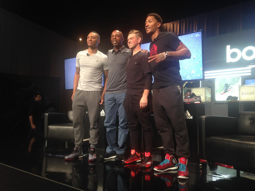 Dame Lillard, Greg Anthony, Robbie Fuller & Derrick Rose for adidas Boost