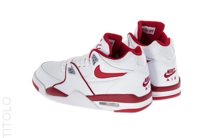 nike air flight red and white