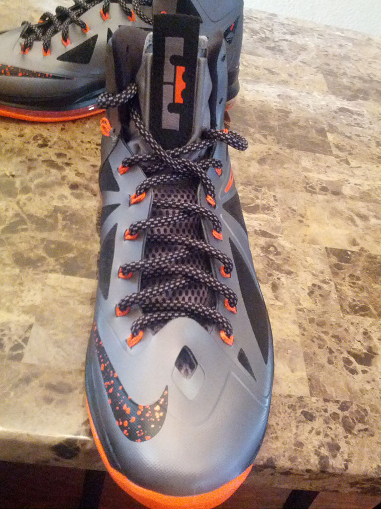 Nike LeBron X 10 Silver Black Orange Mango (5)