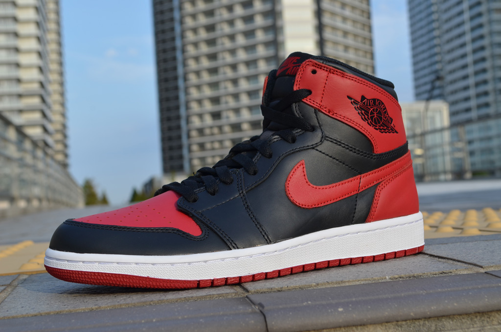 Jordan 1 high shop red and black