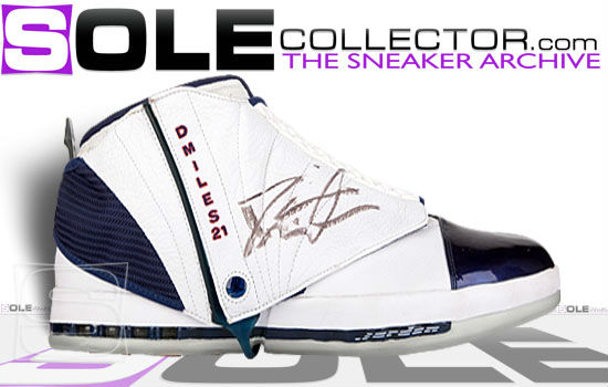 Darius Miles Air Jordan XVI PE Los Angeles Clippers Home