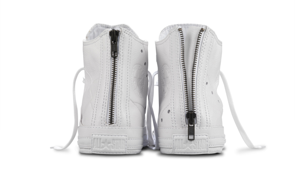 Schott NYC x Converse - Chuck Taylor All Star White Leather Jacket