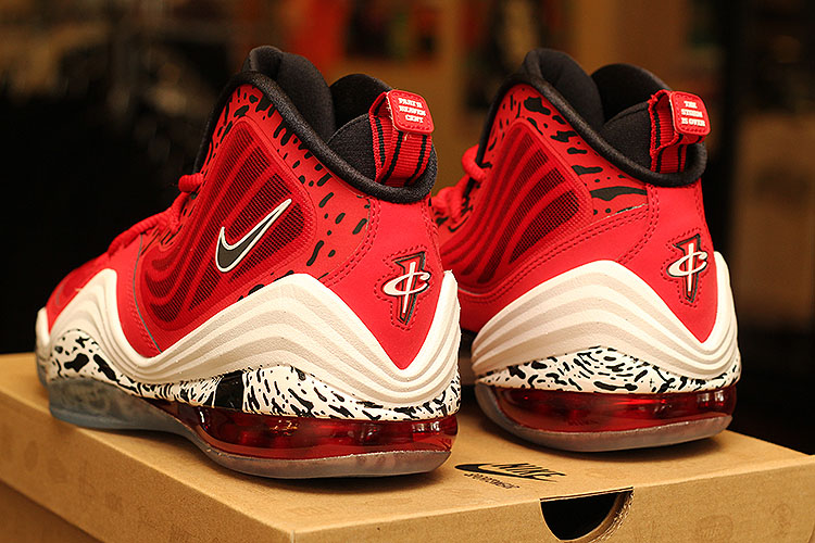 nike penny red and white