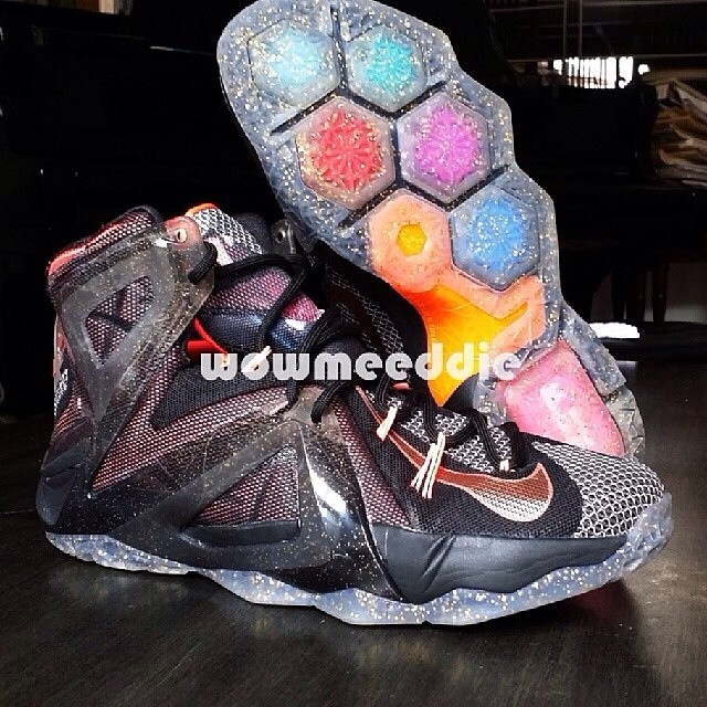 Nike LeBron XII 12 Sample Prototype Black