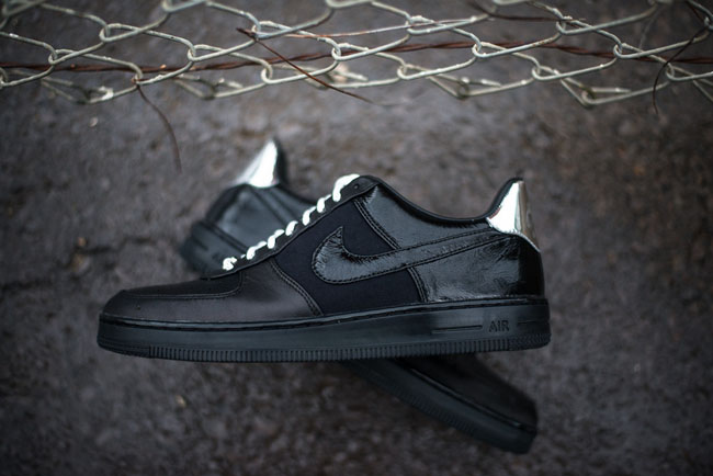 Nike AF1 Downtown in Black / Metallic Silver | Sole Collector