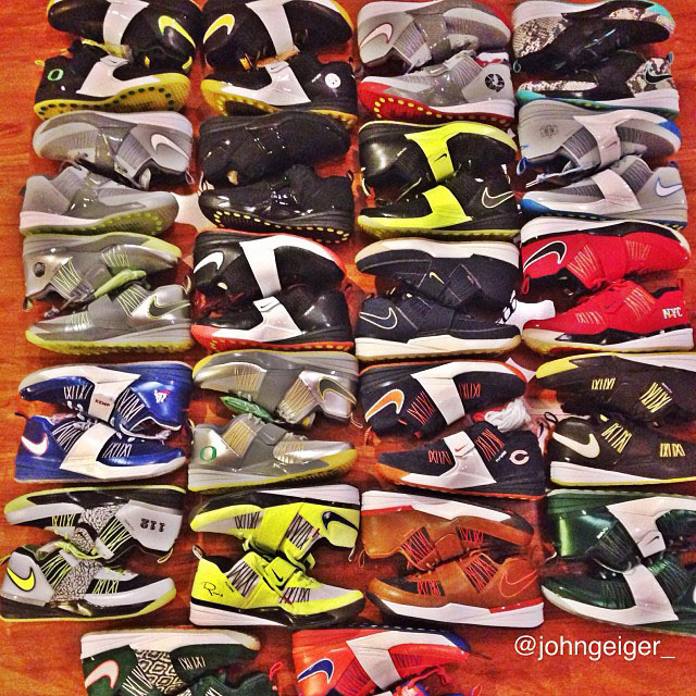 John Geiger Displays Entire 2013 Nike Zoom Revis 1 Lineup