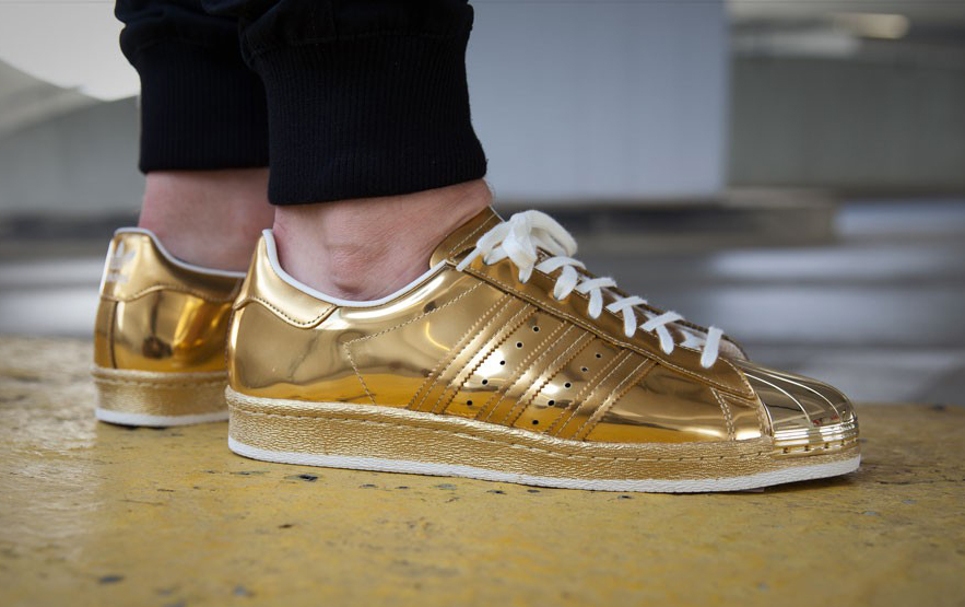 adidas with gold sole