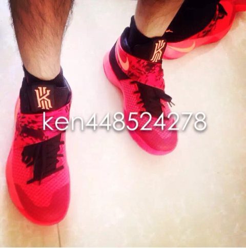 Nike Kyrie 2 Bright Crimson On-Foot