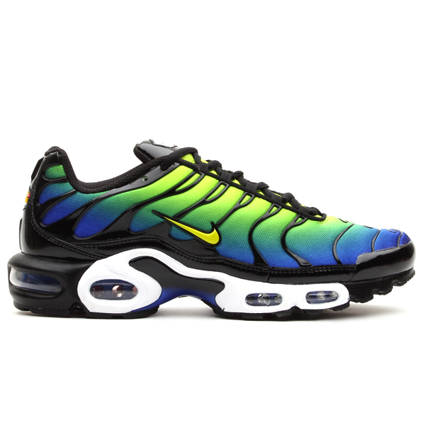 nike air max plus green and blue