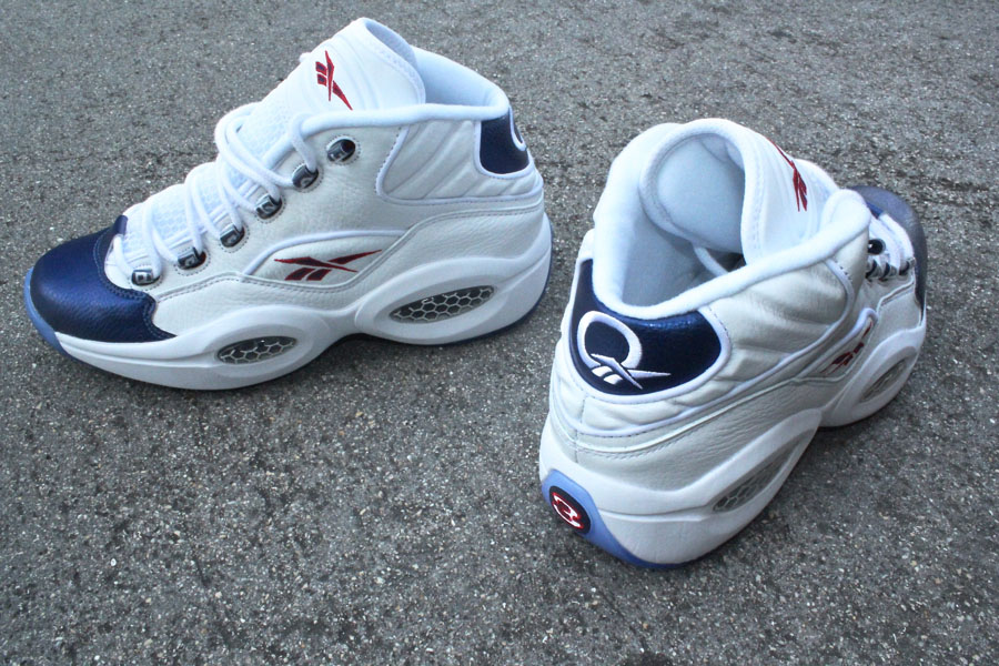 Reebok question store pearlized red