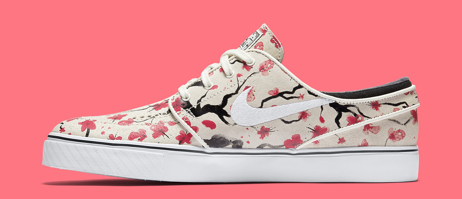 nike shoes with cherry blossoms