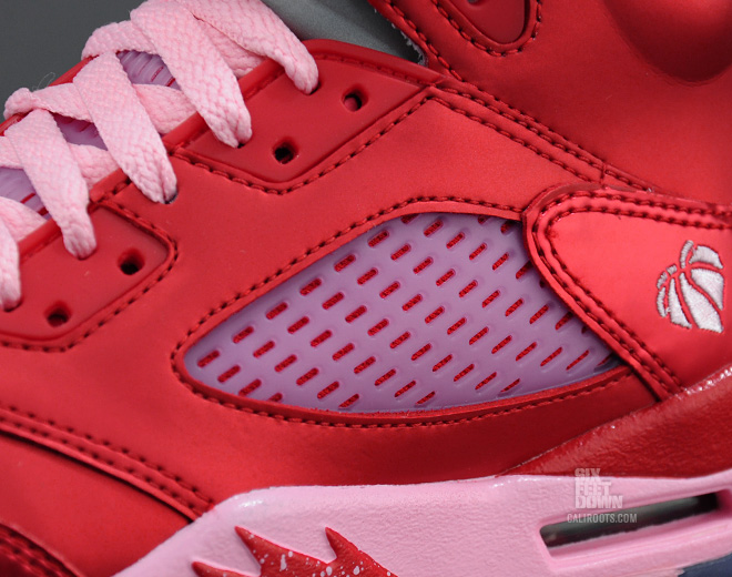 Valentine jordans 5s