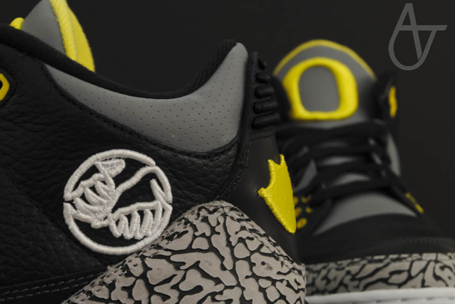 Air Jordan Retro 3 - Oregon Ducks Pit Crew Away (10)