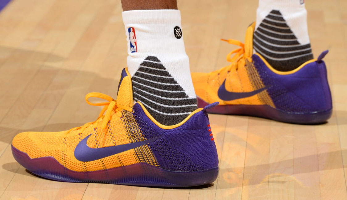 Kobe 11 lakers colorway on sale