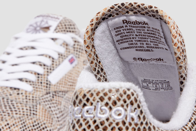 Crooked Tongues x Reebok Classic Leather Wannabes tongue interior tag