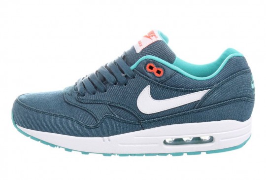 nike air max 1 denim midnight turquoise