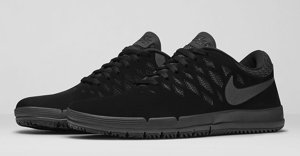 Nike sb best sale free black