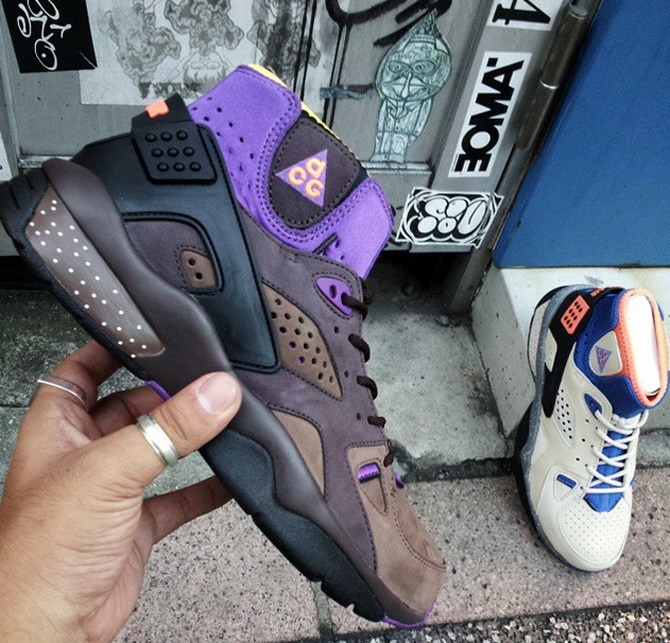 nike air mowabb acg trail end brown