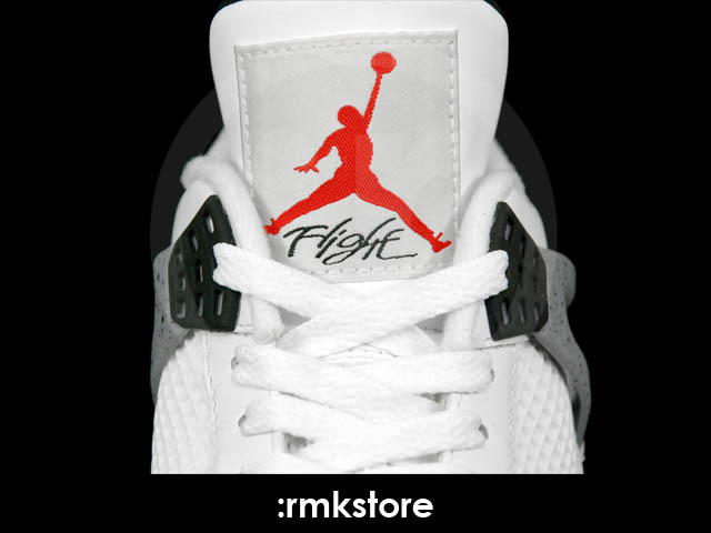 Air Jordan 4 IV Retro Shoes Cement 308497-103 (8)