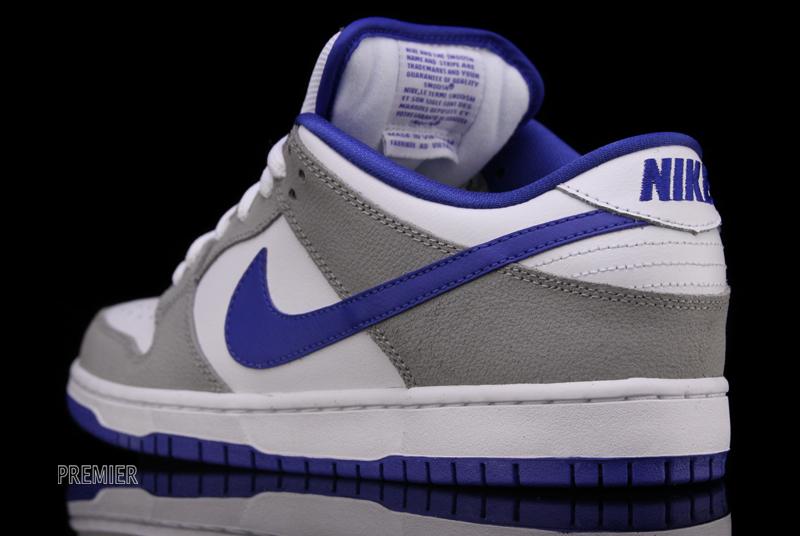 nike sb dunk low matte silver varsity royal