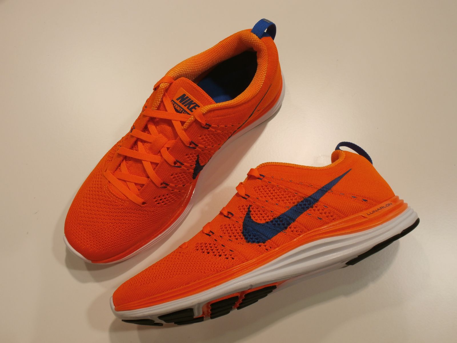 Nike Flyknit Lunar1 Orange Royal Complex