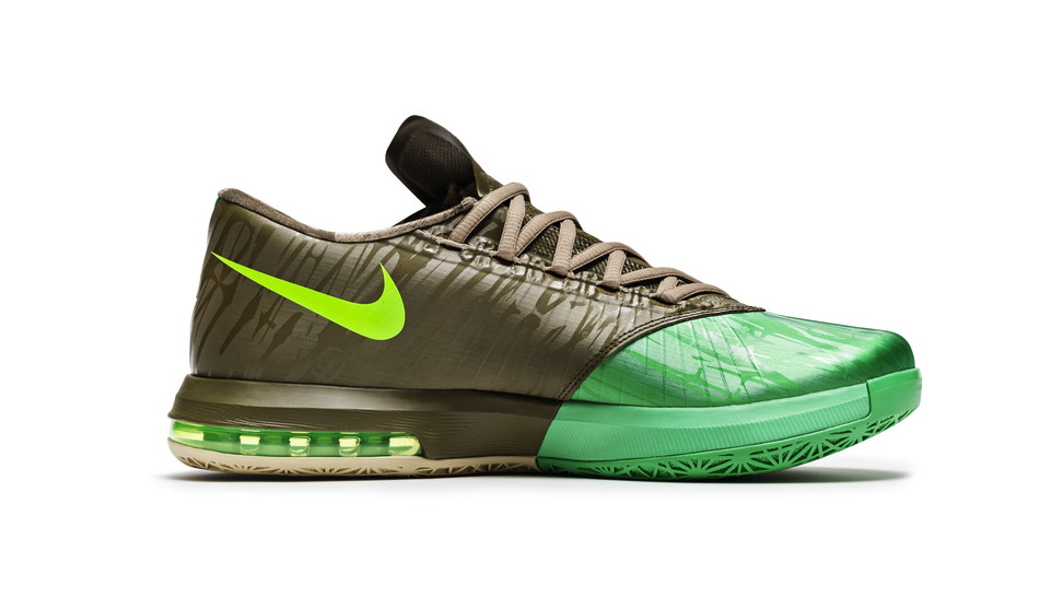 nike kd 6 kevin durant bamboo medial