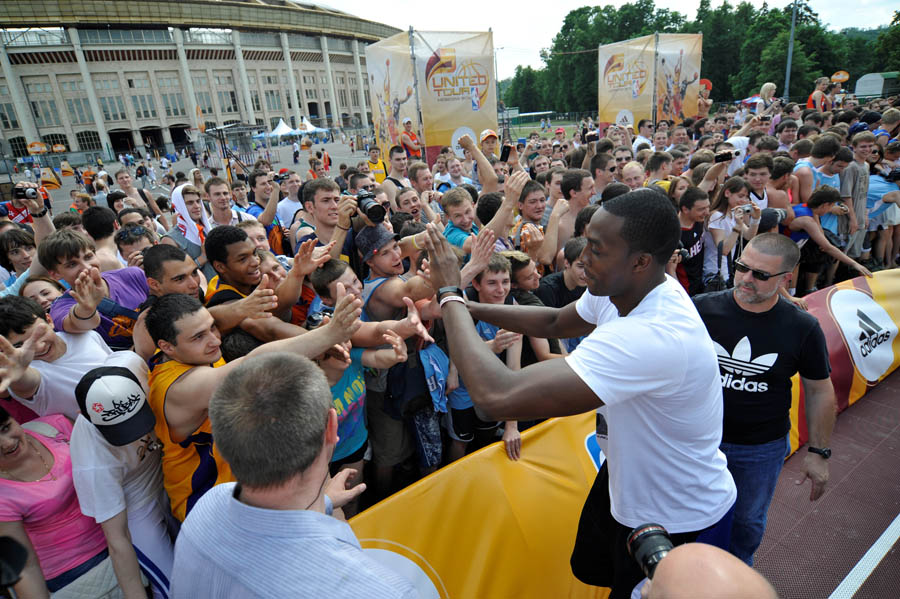 Dwight Howard's adidas European Tour Continues in Moscow