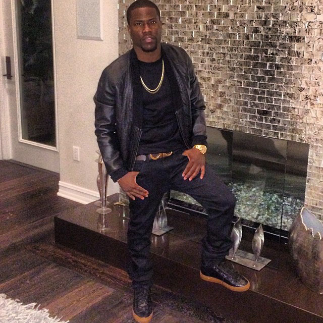 Kevin Hart wearing Balenciaga Arena