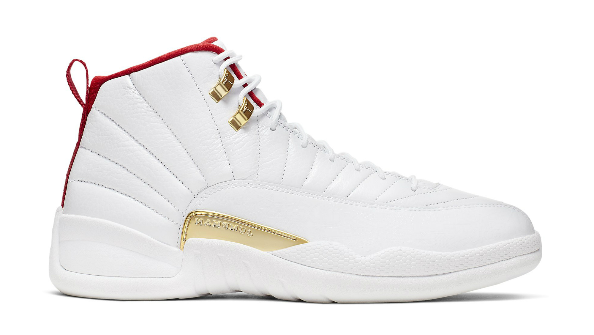 air jordan 12 white university red metallic gold