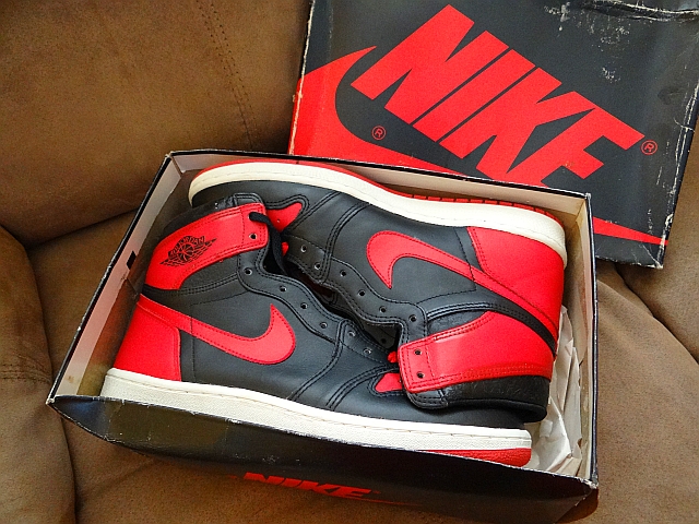 Jordan 1 outlet bred toe ebay