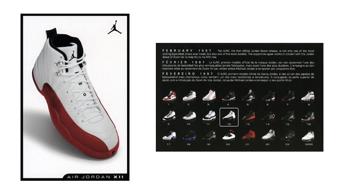 jordan shoe number card