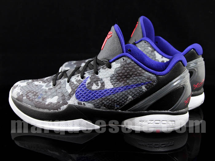 Nike Zoom Kobe VI Camo - Black/Grey/Concord