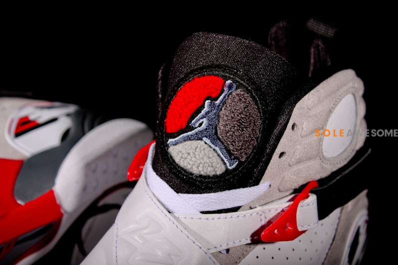 Air jordan retro 8 white black true outlet red