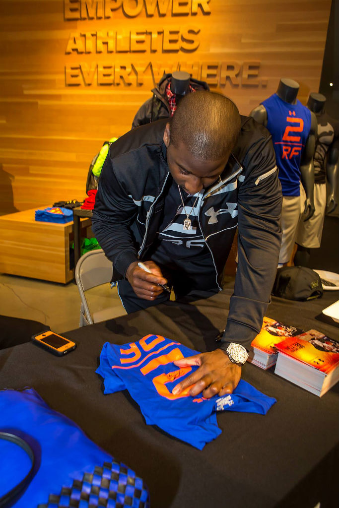 Raymond Felton Visits Under Armour Campus & Brandhouse (14)