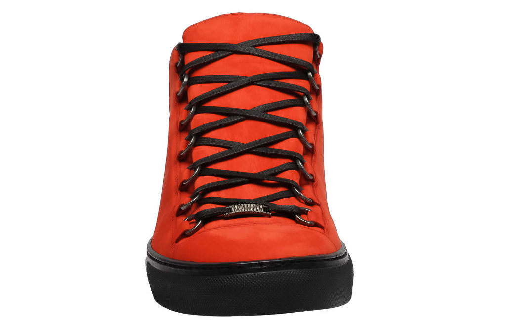 balenciaga arena red grey