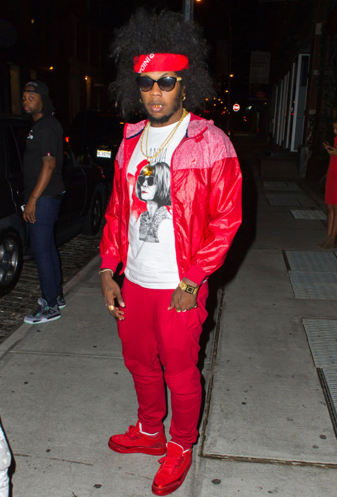 Trinidad James Wearing Air Jordan III 3 Retro Red Legends Of The Summer (1)